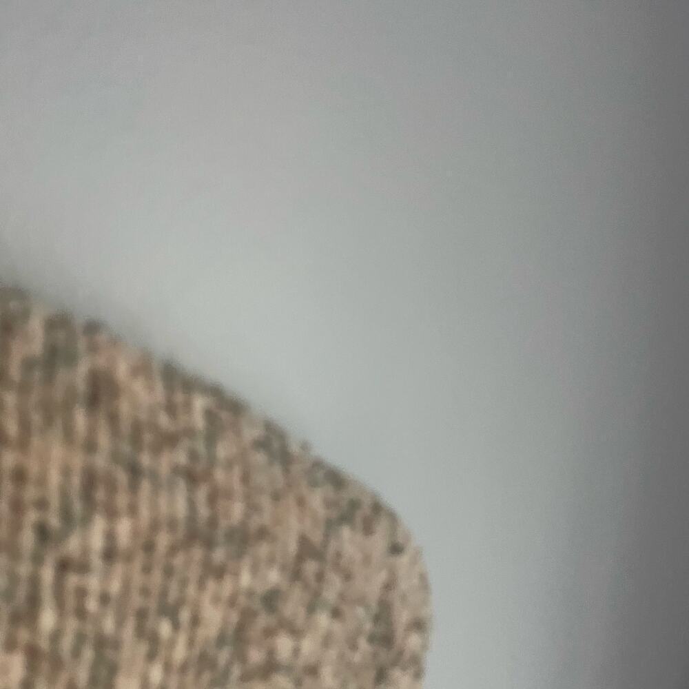 Croft & Barrow Y2K Cream Beige Chenille Sweater Knit Zip Up Cozy Heritage XL - Picture 6 of 9